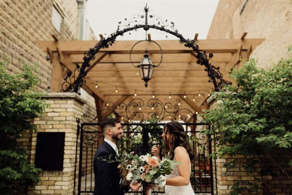 The Urb Garden Gates | Newlyweds | Mercantile Hall | Burlington, WI