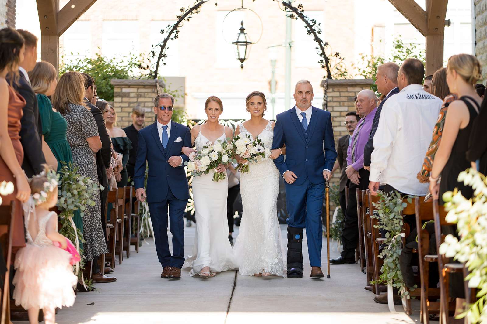 Outdoor Wedding Ceremony | The Urb Garden | Mercantile Hall | Burlington, WI