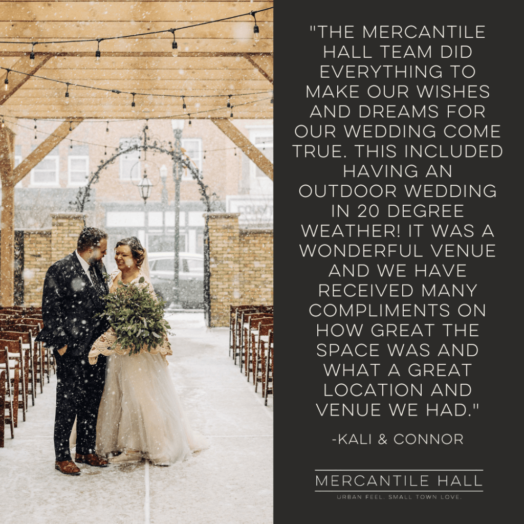 Review | Newlyweds | Mercantile Hall | Burlington, WI