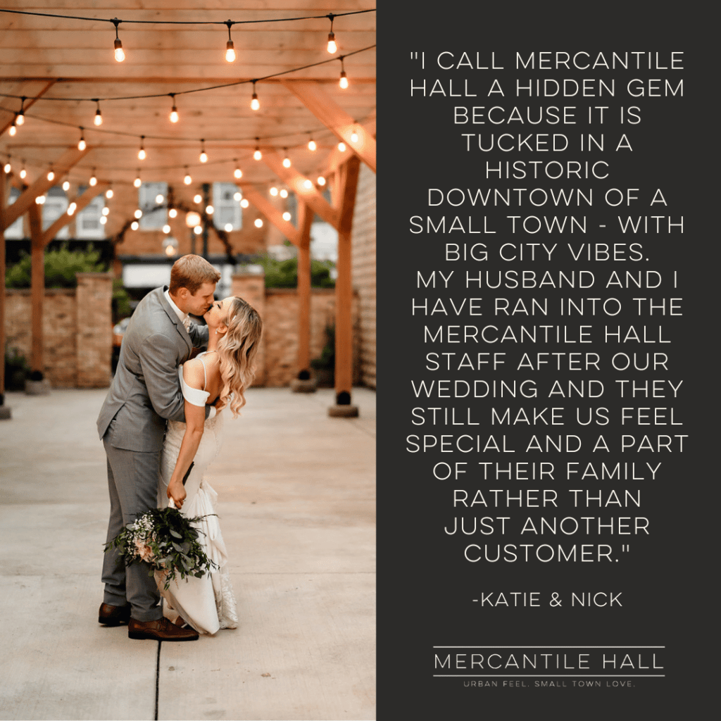 Review | Newlyweds | Mercantile Hall | Burlington, WI