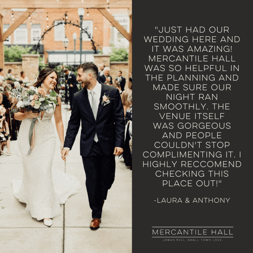 Review | Newlyweds | Mercantile Hall | Burlington, WI