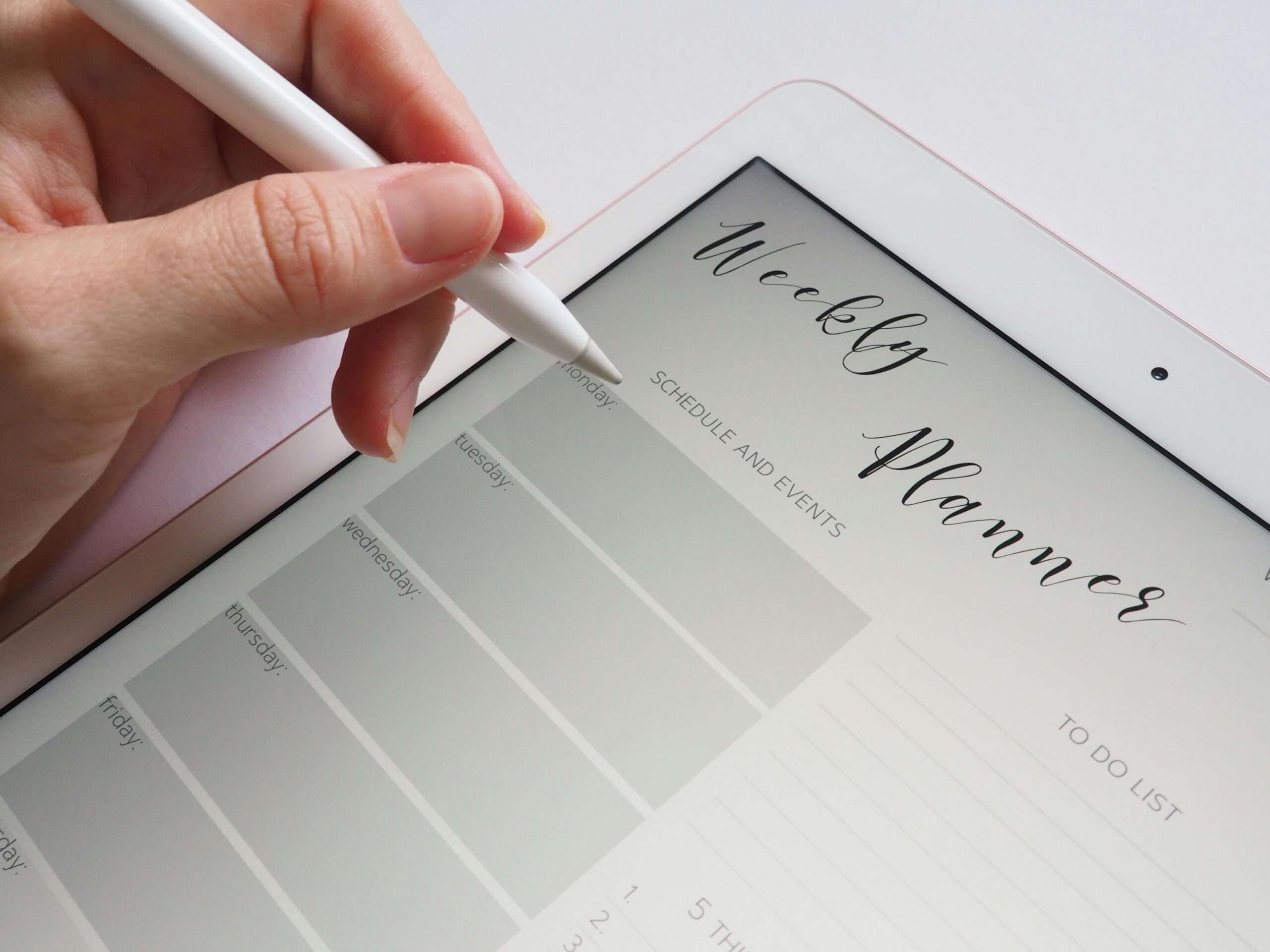 Wedding Planning Tablet