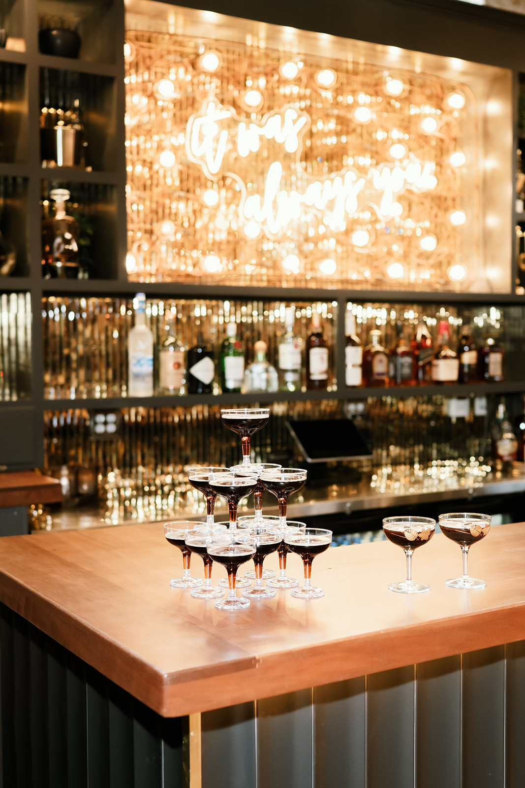 Mercantile Hall Bar Refresh Espresso Martini Tower